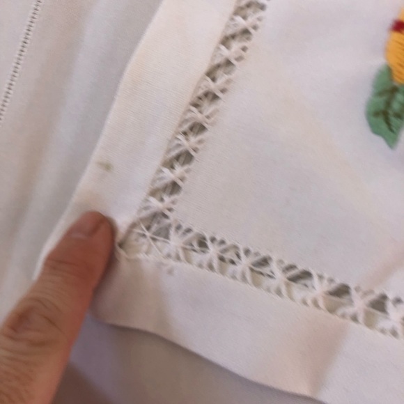 Embroidered Fruit Table Runner and Placemats - Picture 6 of 16